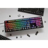 Ducky one 3 aura rgb mekanisk tastatur (sort, us-layout (qwerty), cherry mx brown, 100%, abs double shot, hot swap)
