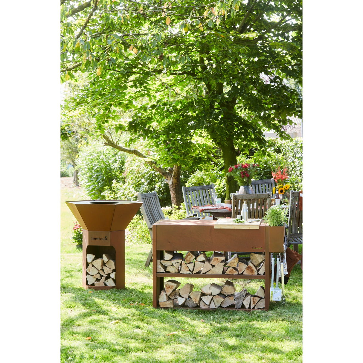 Barbecook nestor buddy fra corten stål bord
