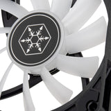 Silverstone air slimer 90 argb kabinet ventilator (sort, 92 x 92 x 15 mm, pwm)