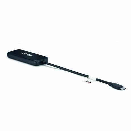 Club 3D USB-C 4-ports 10G datahub med PD3.0 USB-hub (sort)