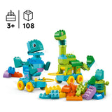 Lego ® Duplo® City 3-i-1 dinosaurer på hjul - 10451