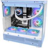 Thermaltake ct120 ex argb sync pc køleblæser hortensiablå (3-fan pakke) kuffertventilatorer (lyseblå, 3 stk., 120 x 120 x 25 mm, pwm)