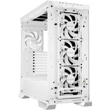 Vær stille! dark base pro 901 stort tårnhus (hvid | 4x USB-A | 1x USB-C | RGB | hærdet glas)