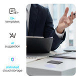Plaud note diktermaskine (sort, 64 GB, Bluetooth (BLE 5.2), Wi-Fi (2,4 GHz))