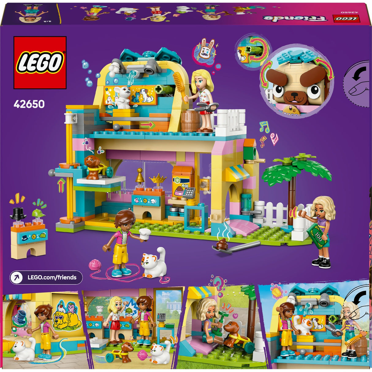 Lego friends butik med dyretilbehør - 42650