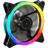 Sharkoon shark blades rgb case ventilator (sort, 120 x 120 x 25 mm)