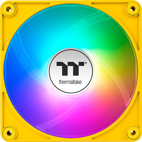 Thermaltake ct120 ex argb sync pc køleventilator bumblebee (3-fan pack) case fans (gul, 3 styk, 120 x 120 x 25 mm, pwm)