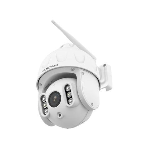 Foscam SD8P, 4K 8MP Dual Band WiFi PTZ udendørs sikkerhedskamera (hvid)