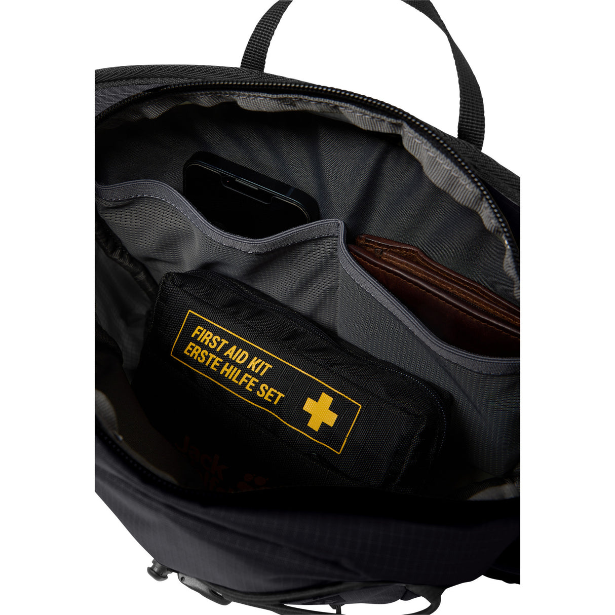 Jack wolfskin velocity hoftetaske (sort, 4 liter)