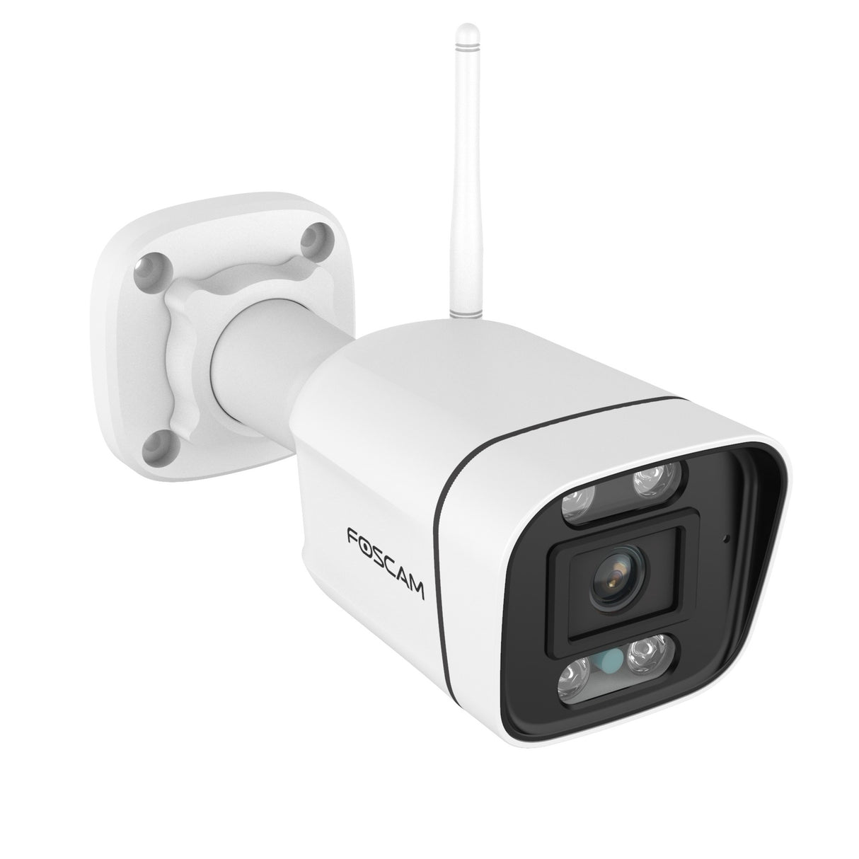 Foscam v8p, 4k 8mp dual-band wifi sikkerhedskamera (hvid, med lyd- og lysalarm)