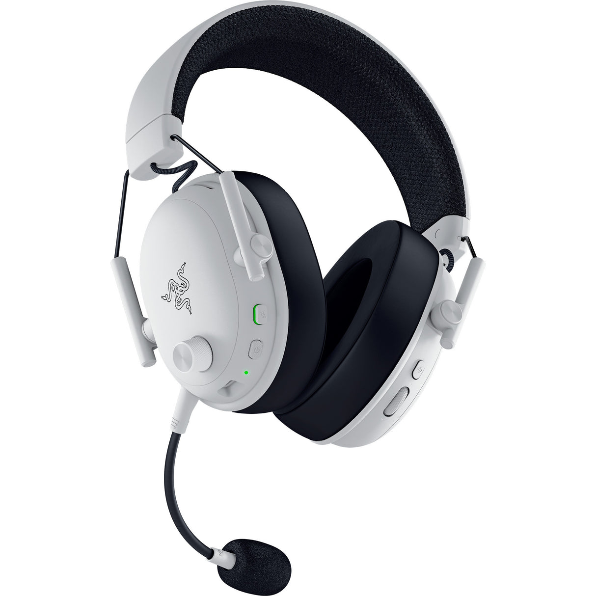 Razer blackshark v3 over-ear gaming headset (hvid sort, pc, Playstation 4 og 5, Bluetooth)