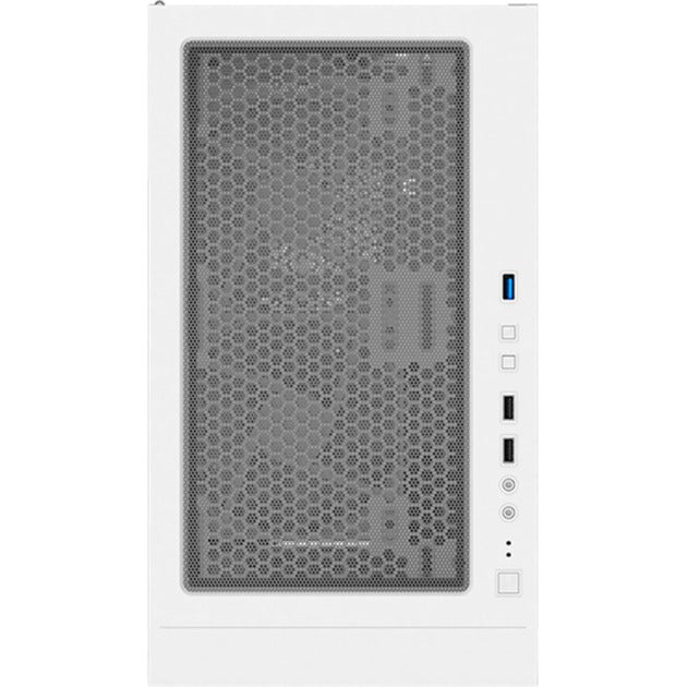 Montech x3 mesh midi tårnhus (hvid | 3x USB-A | RGB | hærdet glas)