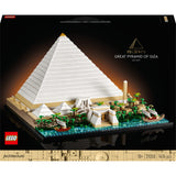 Lego arkitektur - stor pyramide af giza byggelegetøj (21058)
