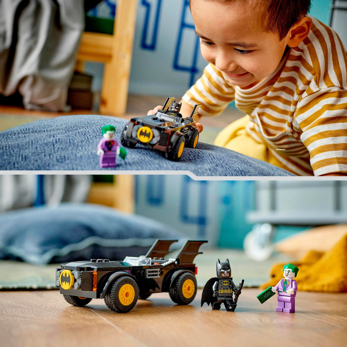 Lego DC Super Heroes - Batmobile Chase: Batman vs. jokeren byggelegetøj (76264)