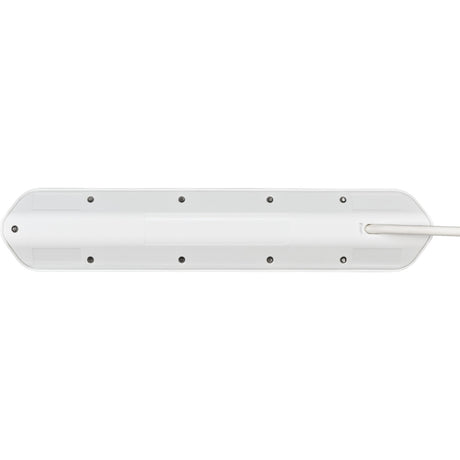 Brennerstuhl ®estilo hjørne tilslutningsboks med USB-opladningsfunktion 6-vejs 4x beskyttelsesstik 2x euro sølv hvid
