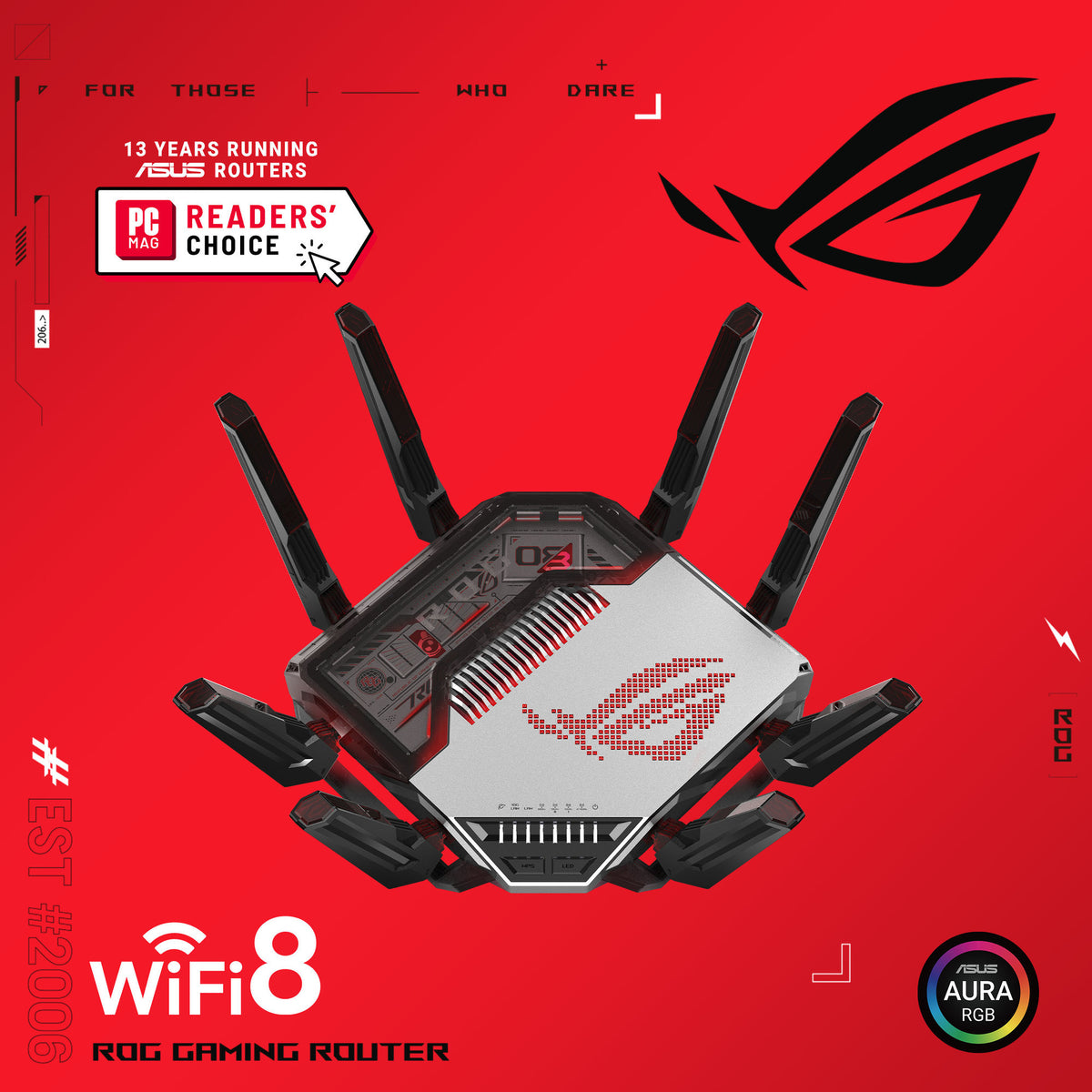 Asus rog rapture gt-bn98 router (zwart)