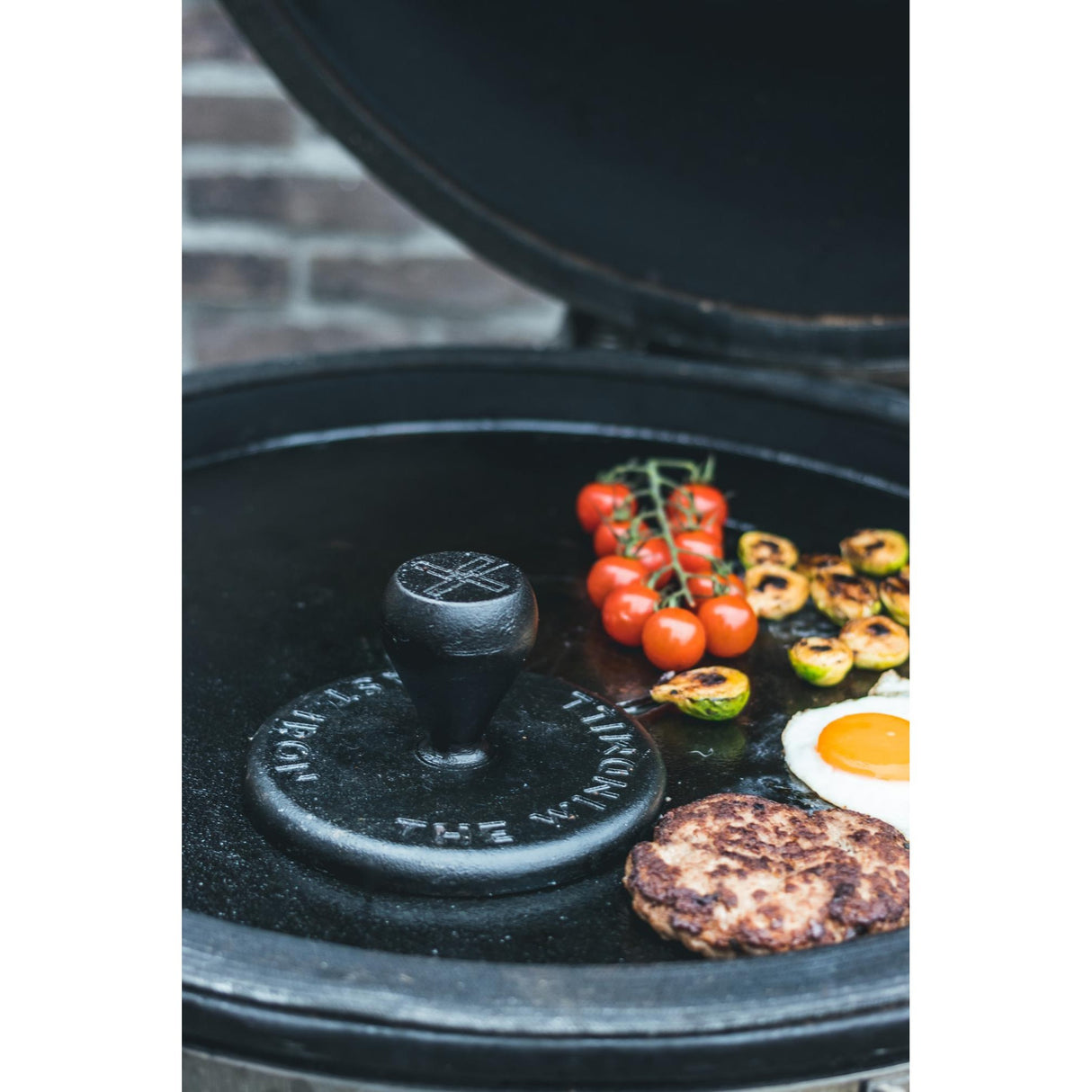 Vindmøllen plancha grillplade (sort, 75 cm)