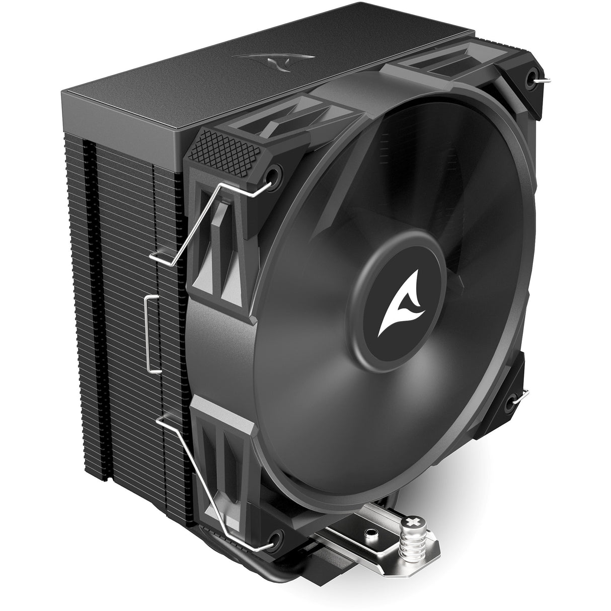Sharkoon a40 CPU køler (sort, 4-benet PWM blæserstik)