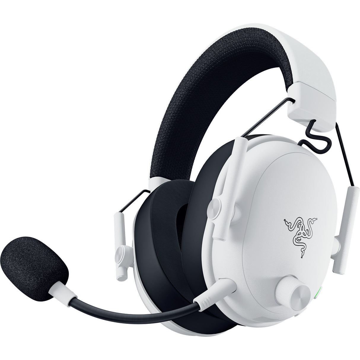 Razer blackshark v3 over-ear gaming headset (hvid sort, pc, Playstation 4 og 5, Bluetooth)