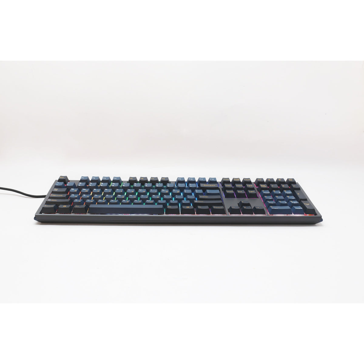Ducky one 3 pro, gaming-tastatur (sort, us-layout, cherry mx2a speed silver, rgb led, double-shot pbt, kvaksalvermekanik, hot swap)