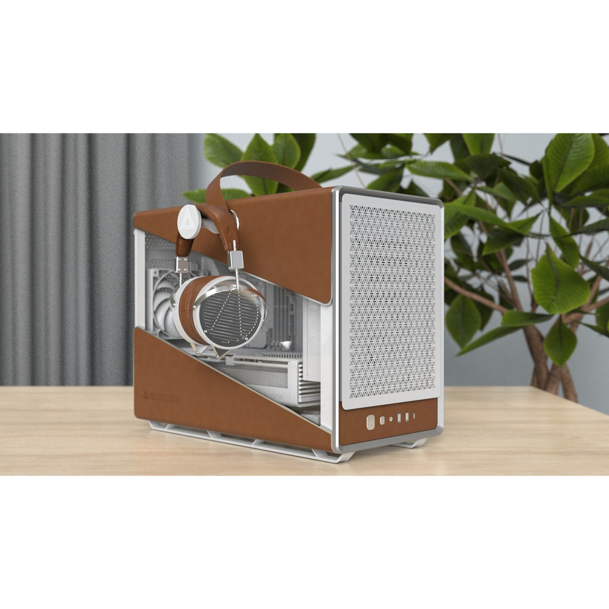 Montech heritage pro midi tårnhus (hvid beige | 2x USB-A | 1x USB-C)