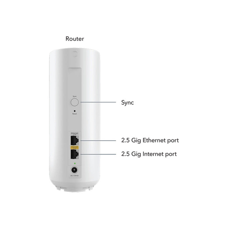 Netgear Orbi 370 WiFi mesh system, dual-band WiFi 7 mesh system, 3 styks mesh router (hvid, 1x Orbi WiFi 7 router (RBE371), 2x Orbi WiFi 7 satellitter (RBE370))
