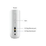 Netgear Orbi 370 WiFi mesh system, dual-band WiFi 7 mesh system, 3 styks mesh router (hvid, 1x Orbi WiFi 7 router (RBE371), 2x Orbi WiFi 7 satellitter (RBE370))