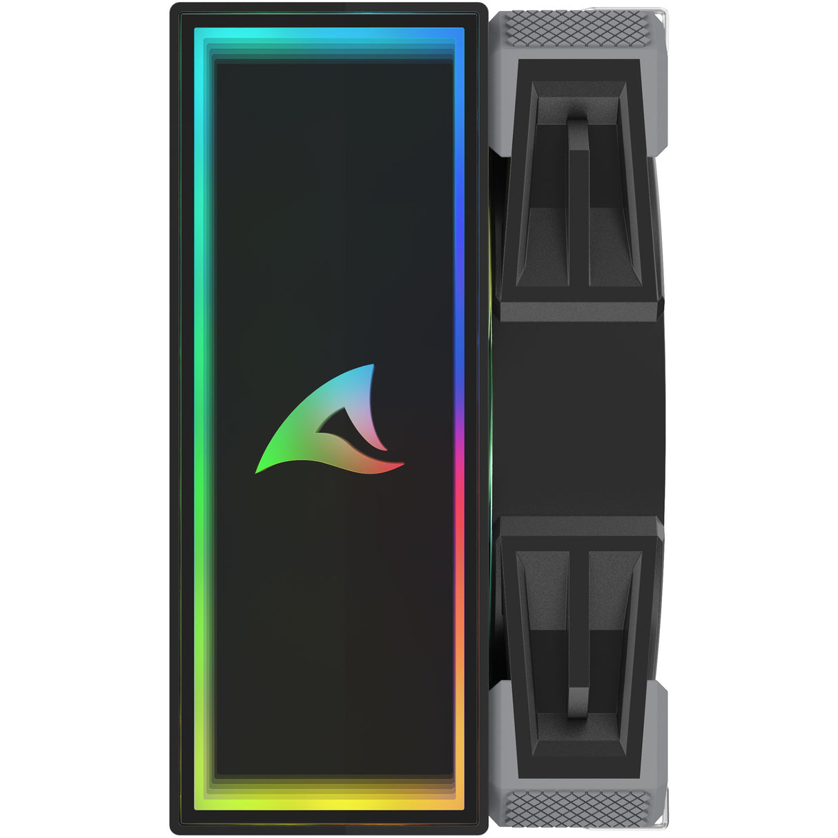 Sharkoon a40 rgb cpu køler (sort, 4-benet pwm blæserstik)