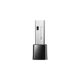 Cudy ac650 trådløs dual band mini usb wlan adapter (sort)