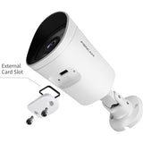 Foscam G4P Super HD WiFi udendørskamera (hvid, 4 MP, 2K, WLAN)