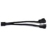 Silverstone sst-cpf01 splitterkabel (sort, 10 centimeter)