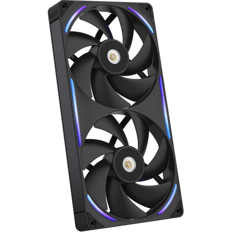 Nzxt performance fan f280x rgb case fans (sort, 2 stk, 280 x 140 x 30 mm, pwm)