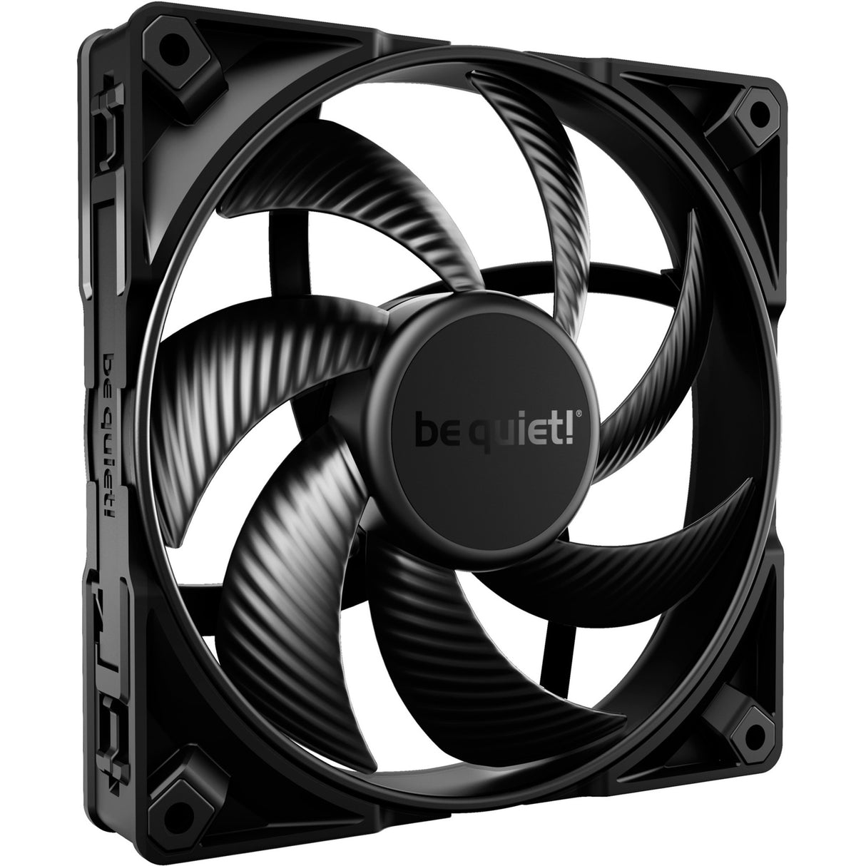 Vær stille! silent wings pro 4 pwm kabinetventilator (sort, 140 x 140 x 25 mm)