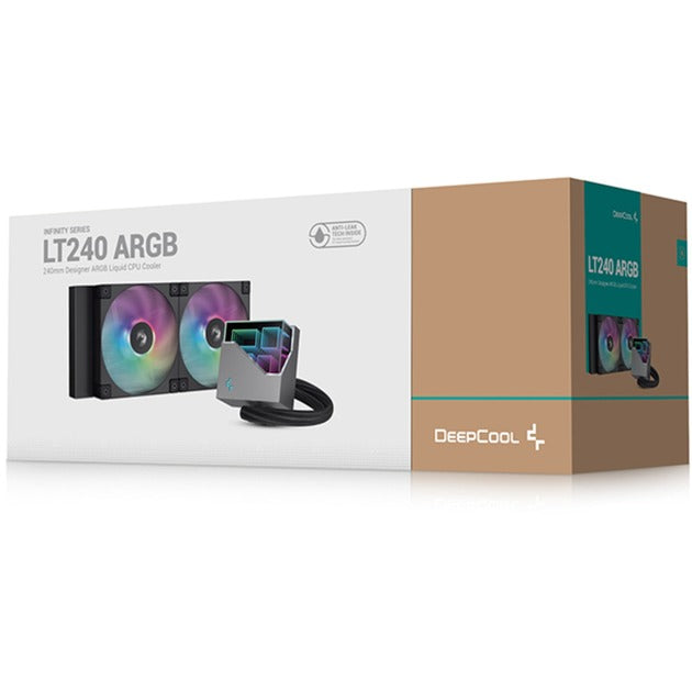 Deepcool LT240 vandkøling (sort, 4-benet PWM blæserstik)