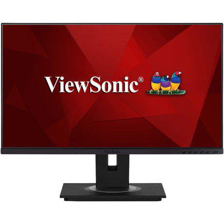 Viewsonic vg2448a-2 24 skærm (sort (mat) sølv, 1x HDMI, 1x skærmport, USB-C, USB-A, lyd, 100hz)