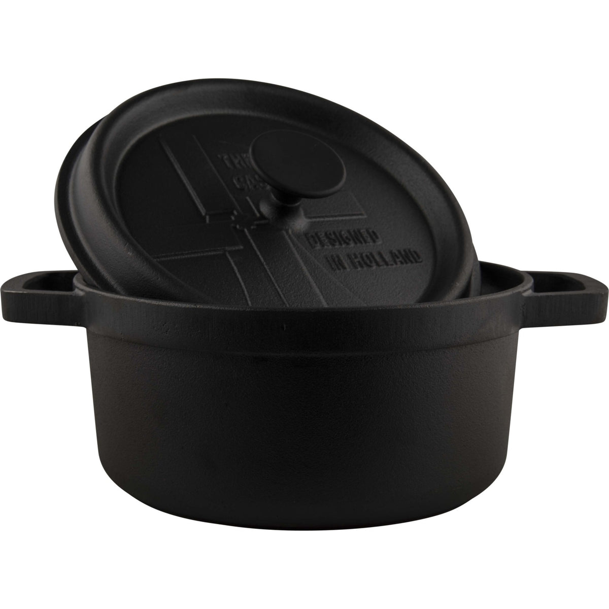 Vindmøllen grillpande l stegepande (sort, ø 23 cm | 3,6 liter)
