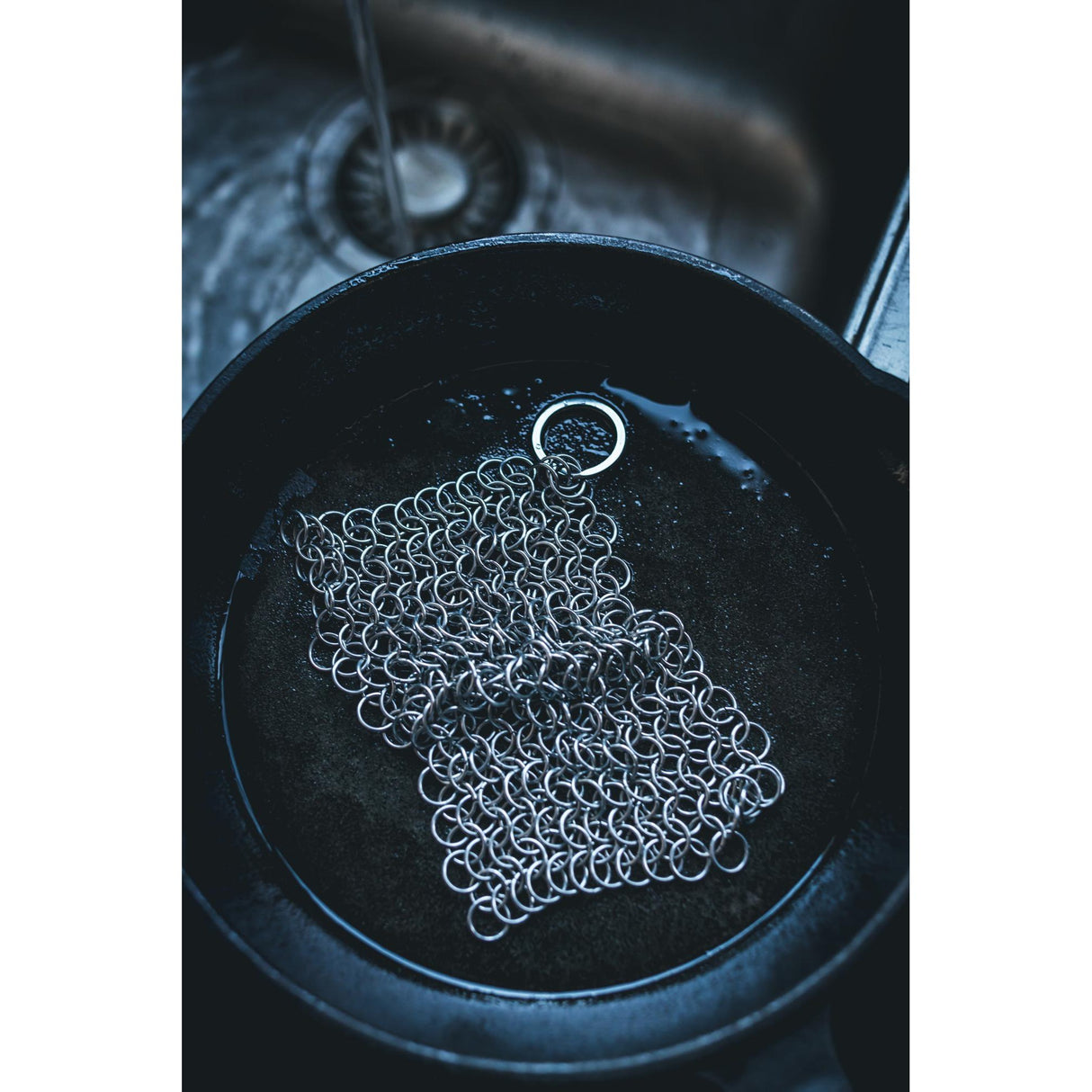 Vindmøllen ringbrynjerensebørste (rustfrit stål)