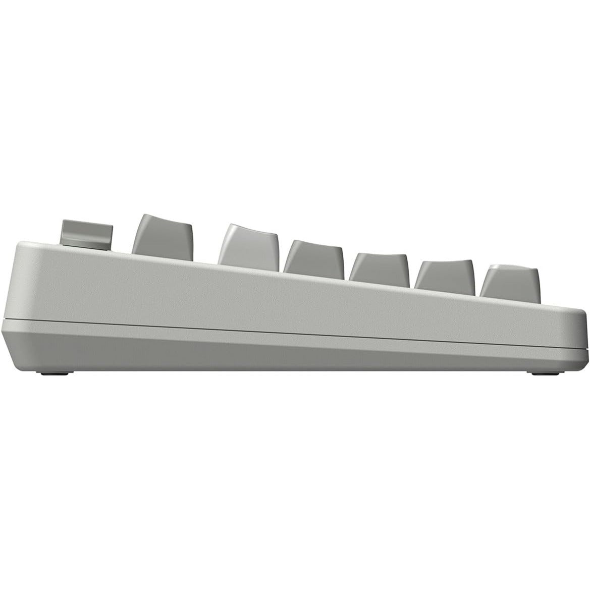 8bitdo retro mekanisk tastatur m udgave (grå, us layout (qwerty), kailh box hvid, 80% (tkl), bluetooth lavenergi, trådløs 2.4g, usb)