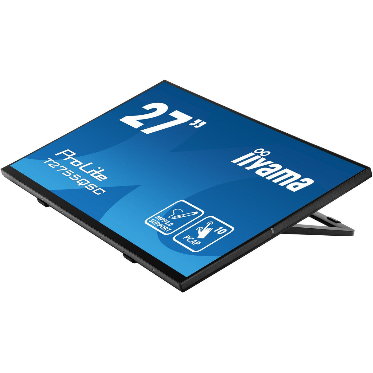 Iiyama Prolite T2755QSC-B1 27 touchscreen-skærm (sort, HDMI, skærmport, 2x USB-A, USB-B)