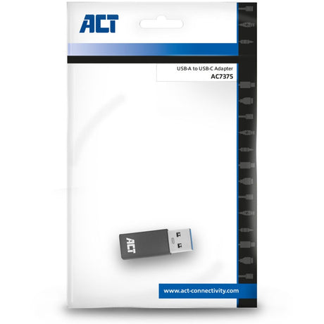 Akt-tilslutning USB-A til USB-C-adapter (mørkegrå)