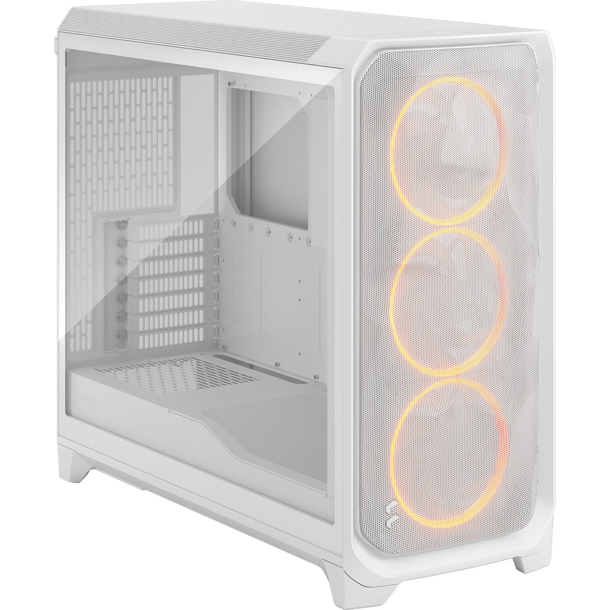 Fractal design meshify 3 xl rgb stort tårnhus (hvid | 2x usb-a | 1x usb-c | rgb | hærdet glas)