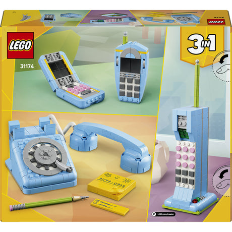 Lego ® creator 3i1 retro telefon, vintage telefon - 31174