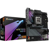 Gigabyte x870e aorus master socket am5 bundkort (sort, raid, 5 GB LAN, Wi-Fi 7, BT, lyd, ATX)