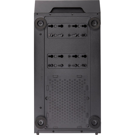 Silverstone fara r1 v2 midi tårnhus (sort | 3x USB-A | hærdet glas)