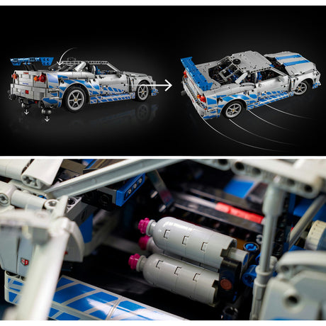 Lego ® Technic 2 Fast 2 Furious Nissan Skyline GT-R (R34) bil - 42210