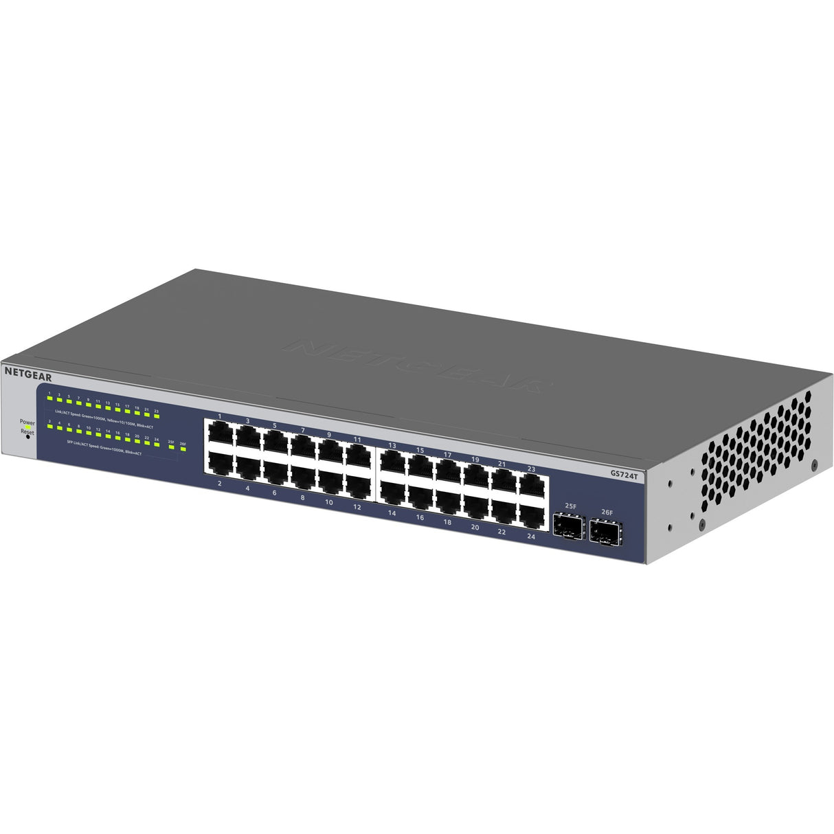 Netgear 24-ports gigabit smart switch (gs724tv6)