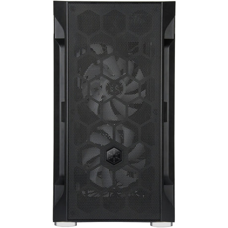 Silverstone sst-fah1mb-pro midi tårnhus (sort | 3x USB-A | RGB | hærdet glas)