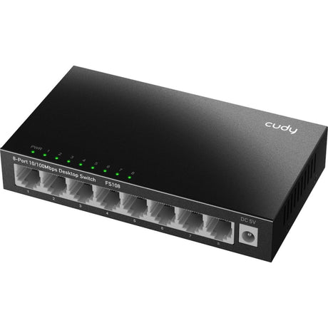 Cudy 8-ports 10 100 mbps desktop switch (sort)