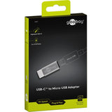 Goobay USB-C til mikro-USB adapter (grå)