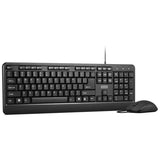Lenovo 160 kablet combo desktop sæt (sort, amerikansk layout (QWERTY), 100 %, USB-A, 1.600 dpi)
